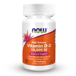 Now Vitamin D-3 plus K2 1000 Iu per 45 Mcg